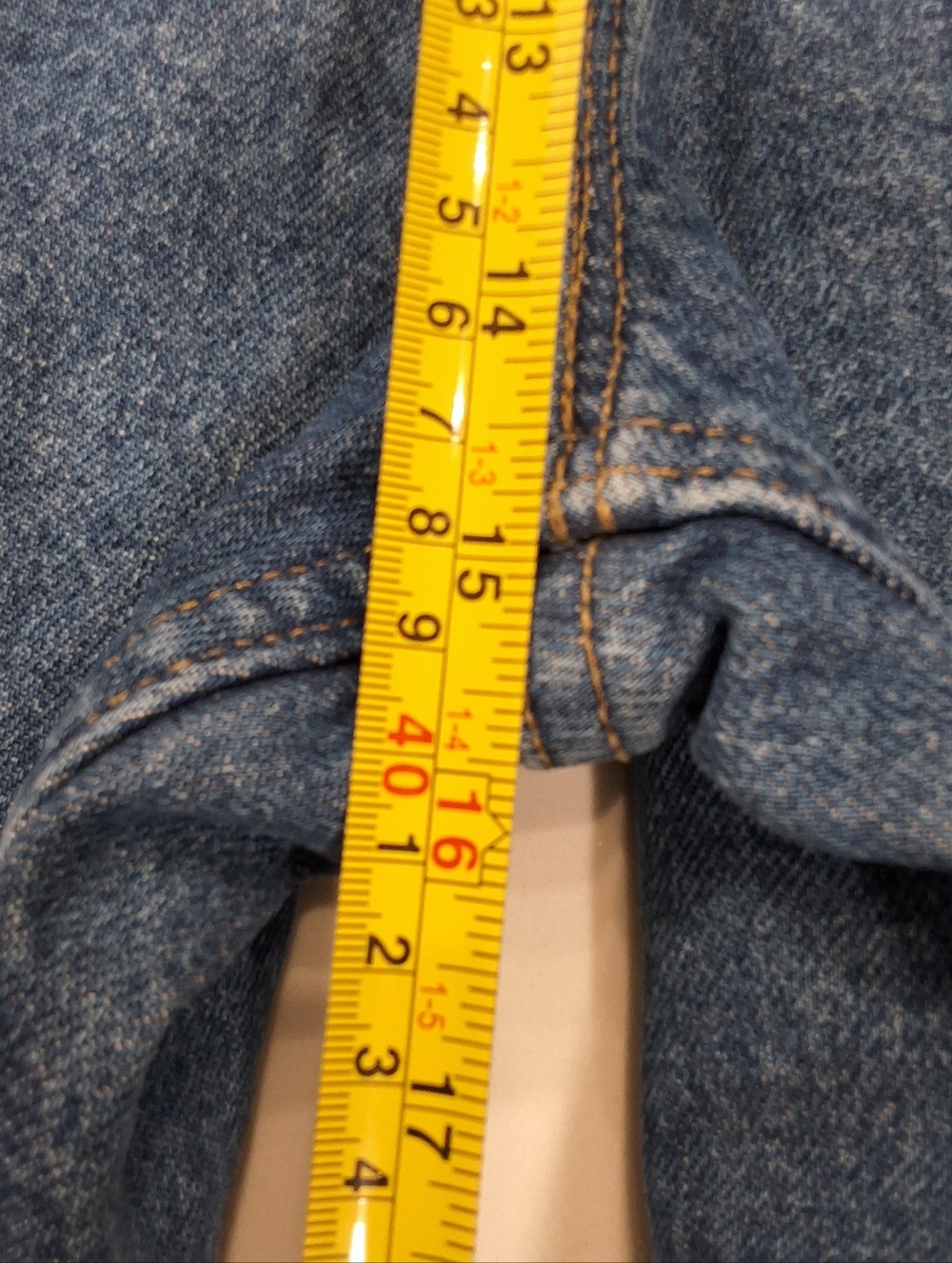 Carhartt NWT~Mens Relaxed Straight Fit Flannel Lined Jean~Dark Wash Denim~36X36 - Picture 8 of 9